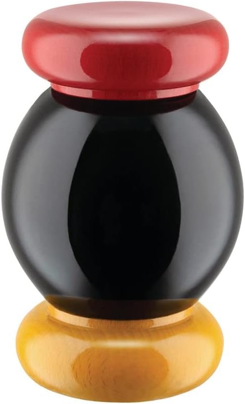 Alessi Totem Domestici ES18 - Molinillo de Sal, Pimienta y Especias de Diseño en Madera de Haya - Descubre el molinillo de diseño en madera de haya de Alessi Totem Domestici ES18 para dar un toque único a tu cocina. ¡Hazte con él ya!