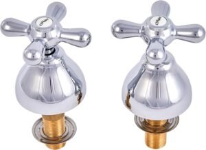 Grifo Liberty 306 para bidé - Opiniones y características - Diseño con asas en cruz - 3 orificios