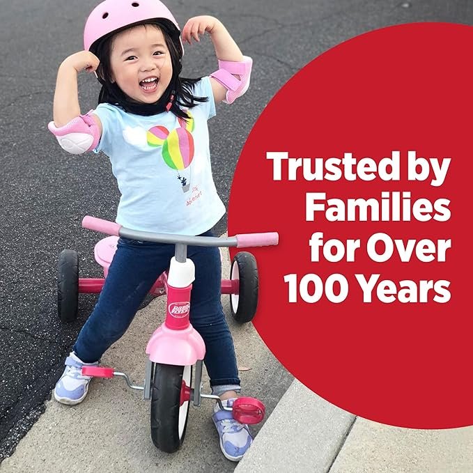 Opiniones Radio Flyer Triciclo Rosa para Niños - Perfecto para Exteriores - Apto para Edades de 2 ½ a 5 años