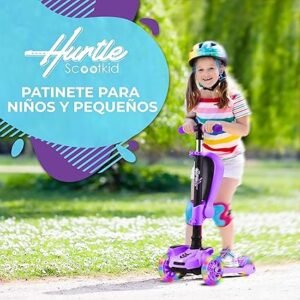 Opiniones Hurtle Patinete, Scooter para niños, 2 años en adelante, Asiento abatible, Altura Ajustable.