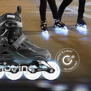 Opiniones MoviNoCruzer B3 | Patines Ajustables | Triple Sistema de fijación | Sistema de ventilación Compra ahora los patines MoviNoCruzer B3 con triple sistema de fijación y sistema de ventilación. ¡Descubre la comodidad y la seguridad en cada patinada!