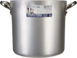 Olla alta con dos asas Agnelli ALMA10324 de acero inoxidable - Opiniones y precio