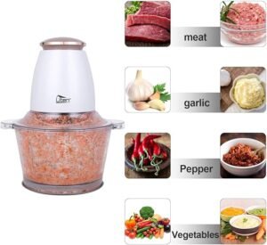 Picadora eléctrica de alimentos 400W, Uten 1500ML - Opiniones y características - Producto destacado de cocina.