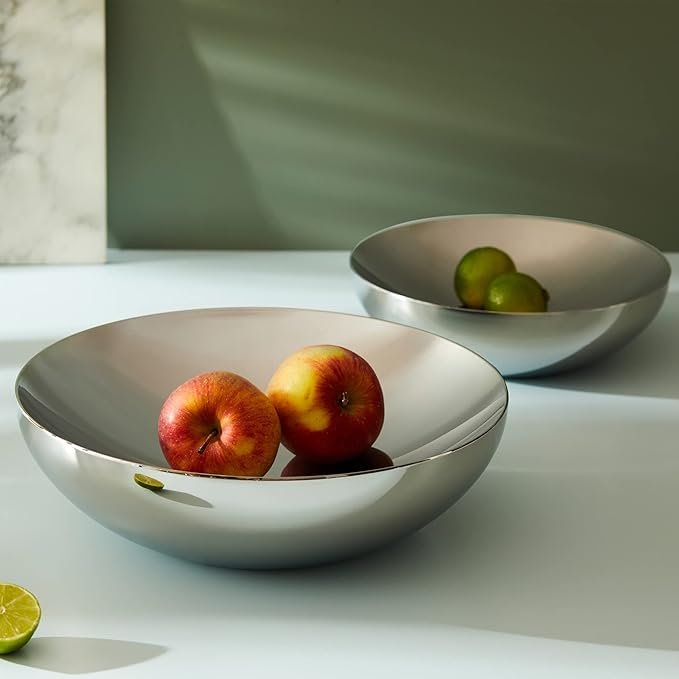 Opiniones Alessi Double DUL02/25 - Bol para fruta. ¡Compra ahora y lleva a casa este elegante y funcional bol para fruta de Alessi!