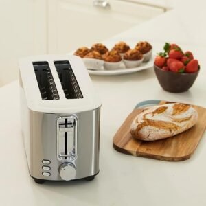 Opiniones My Wave - Tostador Doble Ranura - Potencia 1400W - ¡Disfruta de tu desayuno perfecto con este increíble tostador! ¡Aprovecha su temperatura regulable para obtener tostadas doradas a tu gusto! ¡Ideal para todo tipo de pan y bollería!