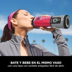 Batidora portátil Ninja Blast con vaso de 530 ml y tapa antigoteo - Opiniones 2021