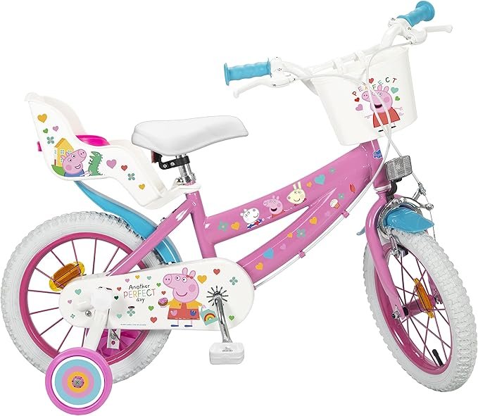 Bicicleta 14" Peppa Pig Rosa - Opiniones, Características y Precio