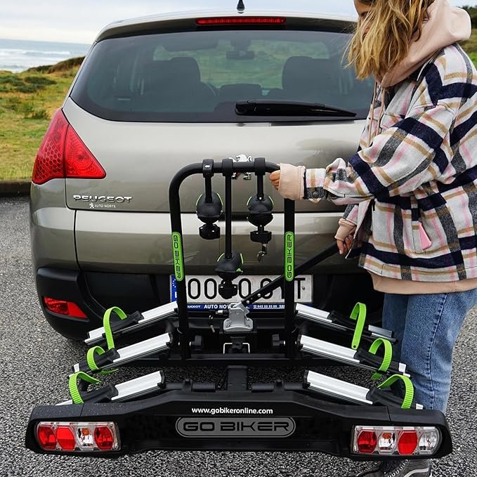 Portabicicletas Ranger para 3 Bicicletas - Soporta 15kg x Carril - Brazos Ajustables - Opiniones GO BIKER - Encuentra tu mejor opción aquí.