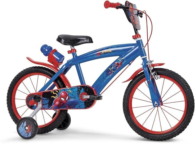 Opiniones TOIMSA Huffy Bicicleta 16" Spiderman niños 5/7 años - Descubre la mejor bicicleta para tu hijo de 5 a 7 años. ¡Haz clic para ver más detalles!