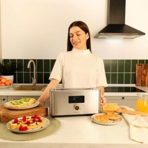 Cecotec Tostadora Vertical 1 Ranura Larga Touch&Toast Extra. 1000 W, 24 Rebanadas de Pan, Ranura Extra Ancha 3,5 cm. ¡Descubre la mejor tostadora del mercado! ¡Haz tu compra ahora!