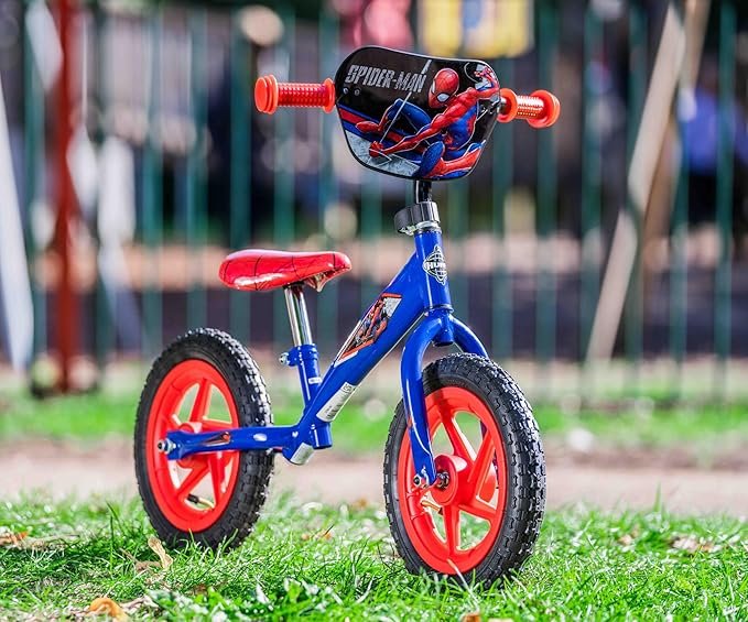 Opiniones Huffy Marvel Spiderman Balance Bike Blue and Red 3-5 Year Old - Descubre la mejor bicicleta de equilibrio para niños. ¡Divertida, segura y con un diseño original de Spiderman!