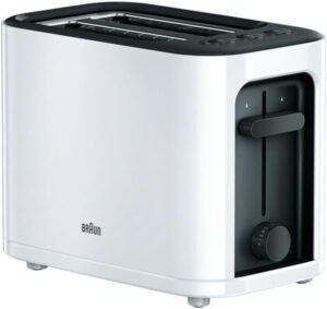 Opiniones Braun Hogar HT3000WH - Tostador pan, 1000 w, 2 ranuras, rejilla desmontable: Descubre el tostador perfecto para tu hogar. ¡Haz tus desayunos más deliciosos con este increíble tostador Braun!