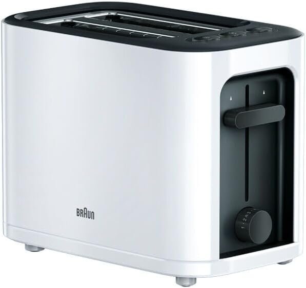 Opiniones Braun Hogar HT3000WH - Tostador pan, 1000 w, 2 ranuras, rejilla desmontable: Descubre el tostador perfecto para tu hogar. ¡Haz tus desayunos más deliciosos con este increíble tostador Braun!