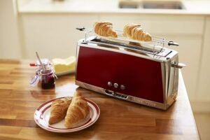 Opiniones Russell Hobbs Tostadora Luna Solar Red - 1 Ranura Larga y Ancha, Tostador para 2 Rebanadas, Bandeja Recogemigas. La mejor tostadora para tus desayunos, con un diseño moderno y funcional. ¡Haz tus tostadas perfectas en poco tiempo!