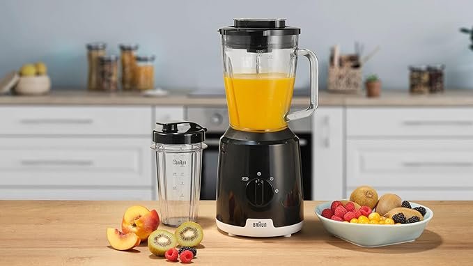 Opiniones Braun PowerBlender 1, Batidora con Jarra Triangular en Vidrio, 2 Velocidades, Función de Trituración de Hielo - ¡Descubre la potencia y versatilidad de esta increíble batidora! ¡Haz tus recetas favoritas con facilidad y disfruta de resultados perfectos en segundos! ¡No esperes más y adquiere la tuya hoy mismo!