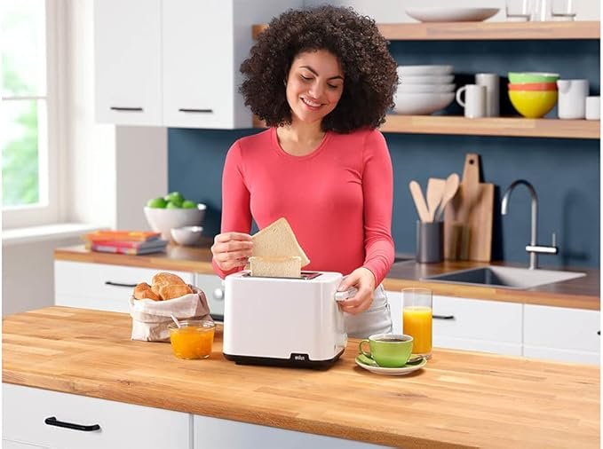 Opiniones Braun Hogar Breakfast1 Tostadora de 2 Rebanadas, 8 Niveles de Tostado, Bandeja para Migas Extraíble, Elevador de Pan - Descubre la mejor tostadora para tu hogar. ¡No te pierdas esta oferta única!