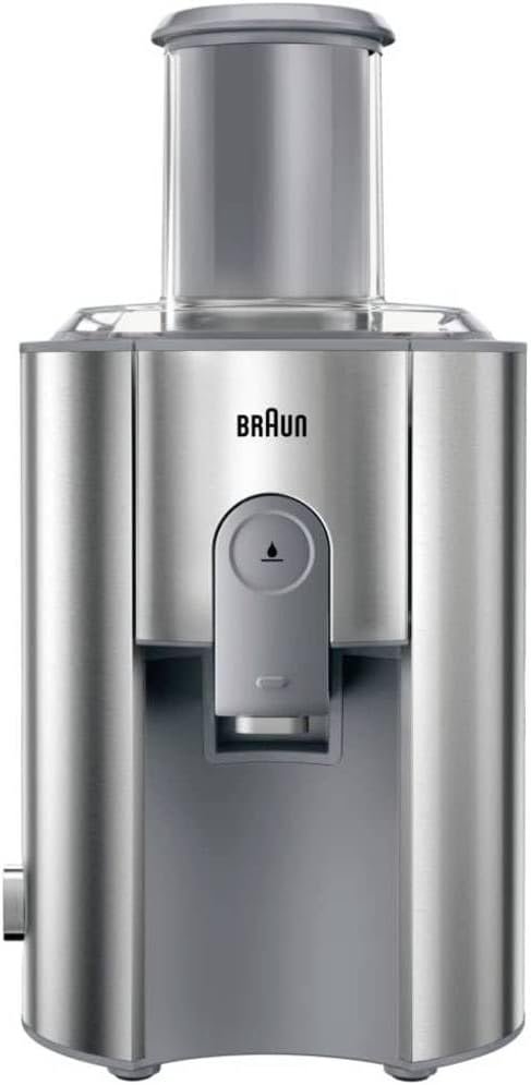 Opiniones Braun Multiquick 7 Juicer J 700 Exprimidora de zumo, 1000 W - Descubre la potencia y eficiencia en la extracción de zumos con la exprimidora Braun Multiquick 7 Juicer J 700. Con 1000W de potencia, extrae el máximo de jugo de frutas y verduras en segundos. ¡Convierte tus ingredientes favoritos en deliciosas y saludables bebidas con esta exprimidora de alta calidad!