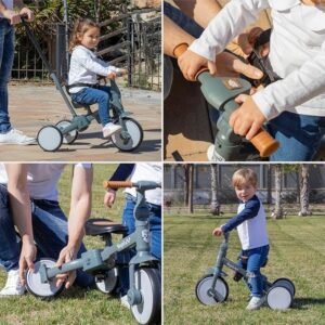 Triciclo Evolutivo de Bebé 5 en 1 Interbaby | Bicicleta Niños Desde 1 Año hasta 5 años | De Triciclo a Bicicleta con o sin Pedales - Opiniones y Análisis Completo