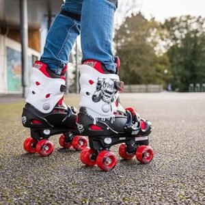 Opiniones Osprey Patines de Cuatro Ruedas para Principiantes, tamaño Ajustable, 4 Ruedas - ¡Descubre la mejor opción para iniciarte en el patinaje!