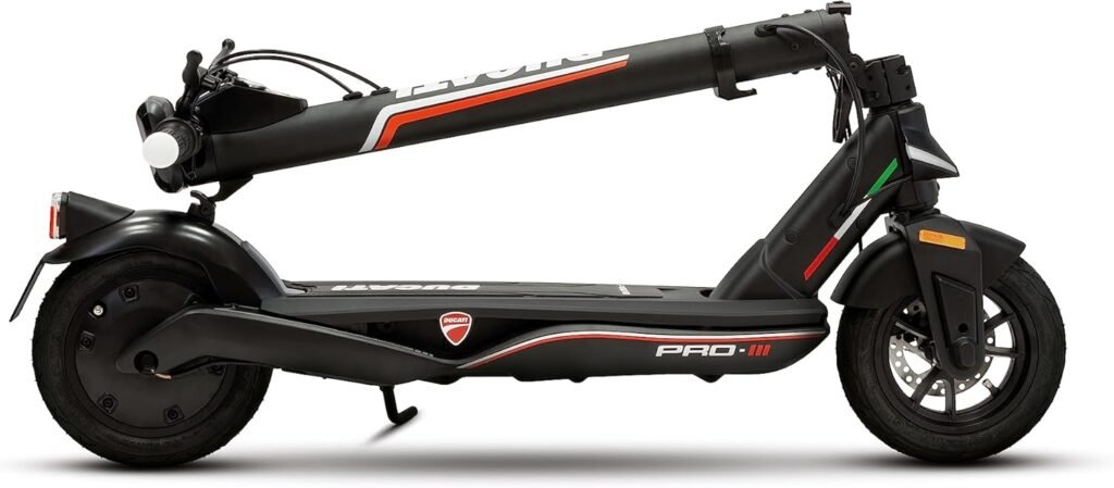 Ducati Pro-III - Patinete Eléctrico de 36V con Autonomía de 50Km/h - Ruedas de 10" Tubeless - Opiniones y Características.
