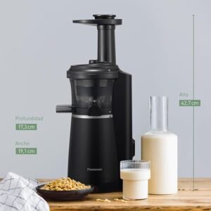 Opiniones Panasonic Slow Juicer MJ-L501 - Exprimidora eléctrica de frutas y verduras - 150 W - Acero inoxidable y plástico - ¡Descubre la manera más eficiente de obtener jugo fresco y nutritivo con el Slow Juicer de Panasonic! ¡Hazte con el tuyo ahora!
