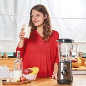 Opiniones Black+Decker Batidora de Vaso, Gris, 800 W, 1.5L - Descubre la potente y elegante batidora de vaso Black+Decker en color gris. Con 800W de potencia y capacidad de 1.5L, es el complemento perfecto para tu cocina. ¡Hazte con la tuya hoy y disfruta de batidos y smoothies como nunca antes!