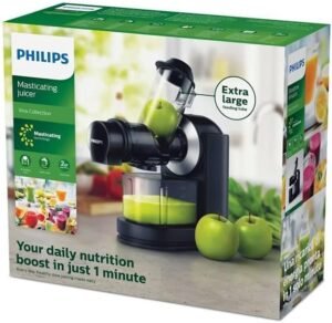 La innovadora licuadora Philips Viva HR1889/70 es la mejor opción para obtener jugos con más nutrientes gracias al prensado en frío. Su tecnología QuickClean facilita la limpieza después de su uso. ¡Hazte con la tuya ahora!