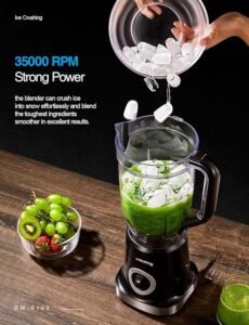Licuadora VINATO Vaso Maker 500W - Ideal para zumos, batidos y smoothies - Jarra de 1,8 litros - Opiniones y reseñas de clientes