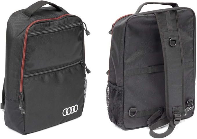 Mochila Audi 4KE071156A para Patinete eléctrico con diseño de anillas. ¡Lleva tus accesorios con estilo!