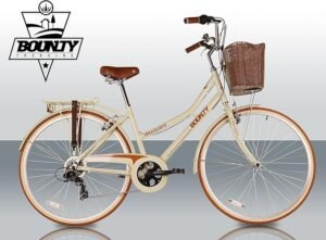 Opiniones bicicleta híbrida Bounty Boulevard - Cuadro step-through clásico con cambios Shimano de 6 velocidades