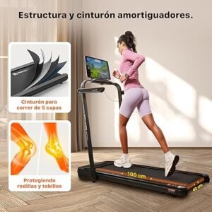 Opiniones Mobvoi Home Treadmill SE - Cinta de Correr Plegable 3 en 1 Compact Portable Under Desk Running Walking - 2.5 HP ¡Consigue el mejor entrenamiento en casa con esta increíble cinta de correr plegable! ¡3 en 1 para correr, caminar y mucho más!