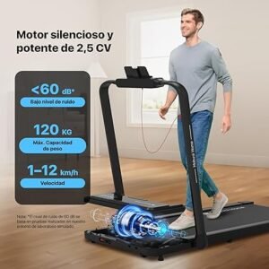 Opiniones Mobvoi Home Treadmill Plus Plegable, 3 en 1 - ¡Descubre la mejor cinta de correr eléctrica para oficina!