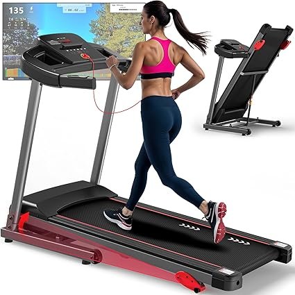 Opiniones CharonFit T300 - Cinta de correr plegable reclinable hasta 12 km/h: motor de 2,5 CV, 3 opciones de inclinación - Descubre la mejor cinta de correr plegable y reclinable en oferta. ¡Aprovecha ya!