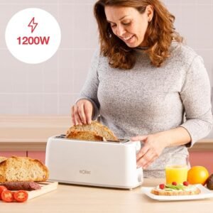 Opiniones Solac - Tostadora Buon GiorNoDouble 1200 W | Dos Ranuras Largas | Selector de 6 Niveles - Imagen del Producto