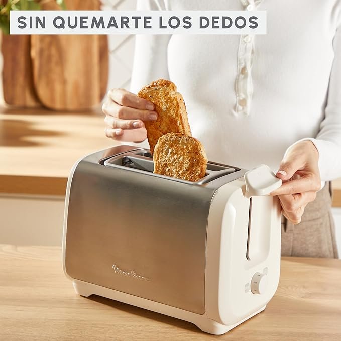 Opiniones Moulinex Subito, tostadora 2 ranuras y calentador de panecillos, tuesta más rápido - Compra la mejor tostadora Moulinex Subito con 2 ranuras para pan y calentador de panecillos. Descubre por qué tuesta más rápido según las opiniones de los usuarios. ¡Hazte con la tuya ahora!