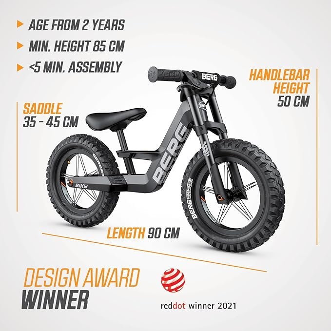 Berg Biky Cross-Bicicleta con Freno de Mano, a Partir de 2 años. ¡Descubre la mejor opción para los más pequeños!