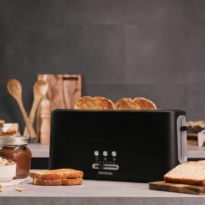 Opiniones Cecotec Tostadora Vertical Toast&Taste 10000 Extra - 980 W, Ranura Larga Extraancha, 3 Funciones Preconfiguradas. ¡Descubre todo lo que esta increíble tostadora puede hacer por ti! ¡Obtenla ya!