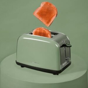 Opiniones sobre el Tostador Vertical Cecotec Toastin' Time 850 Green - Descubre su potencia de 850W, doble ranura corta y ranura ancha de 3,8cm. ¡El aliado perfecto para tus desayunos!