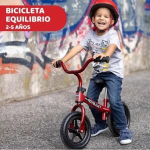 Bicicleta sin pedales Chicco para niños de 2 años, ideal para edades de 2 a 5 años y con capacidad de hasta 25 kg. ¡La mejor opción para que tu peque aprenda a andar en bici de forma segura!