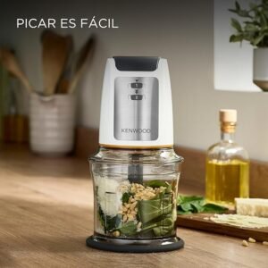 Picadora Kenwood Easy Chop con recipiente de 0,5L, 2 velocidades y cuatro cuchillas - Opiniones.