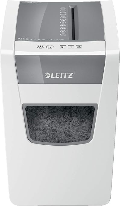 Opiniones Leitz Trituradora de papel IQ SL Home Office, nivel de seguridad P4, capacidad para 10 hojas - ¡Descubre la mejor forma de proteger tus documentos!