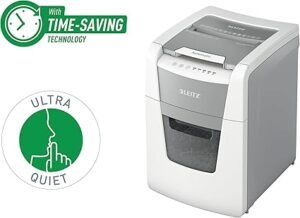 Opiniones Leitz IQ Autofeed Destructora de Papel de Corte Transversal P4 para Oficinas Pequeñas - Imagen del Producto
