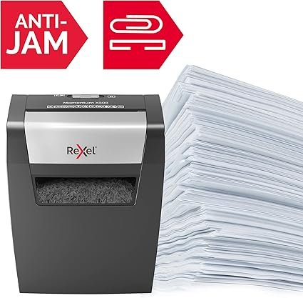 Opiniones Rexel 2104570EU - Destructora Personal/Home Office Momentum X308, Destruye hasta 8 Hojas, Papelera de 15L, Corte en Confeti.