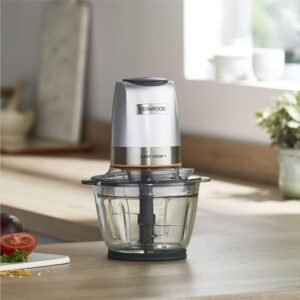 Opiniones Kenwood EasyChop+ CHP62.400SI - Picadora con sistema de cuchillas Quad Blade de acero inoxidable, sistema de control.