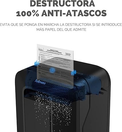 Opiniones Fellowes LX200 - Trituradora de Papel, minicorte, destruye hasta 12 Hojas, destructora de Papel Uso Personal - Imagen del Producto