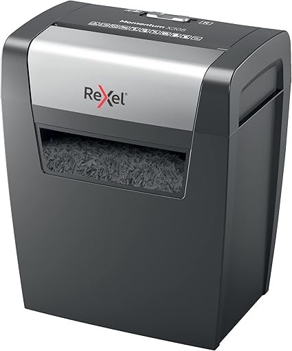 Opiniones Rexel Momentum X308 - Trituradora de Papel de Corte Cruzado, tritura 9-8 Hojas - Imagen del producto.