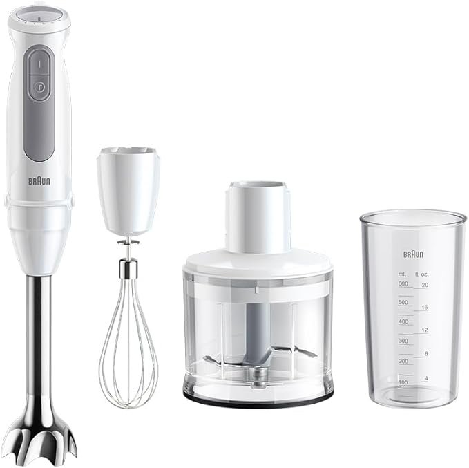 Opiniones Braun MultiQuick 5 MQ 50236 M - Batidora de mano (1000 W, 21 niveles de velocidad + turbo, pie de inmersión de acero inoxidable) - Selección de usuarios satisfechos con este modelo de batidora de mano de Braun.