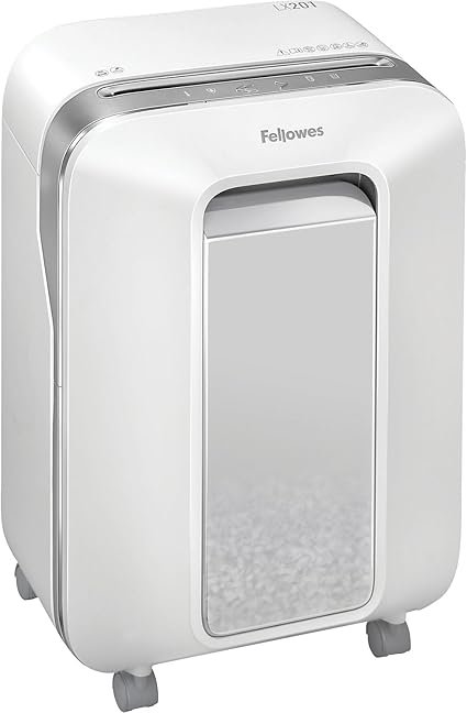 Destructor de papel Fellowes LX201 - Trituradora de Papel, microcorte, para hasta 12 Hojas. Ideal para Uso Personal.
