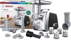 Opiniones Bosch - Picadora de carne ProPower, 2200 W, Capacidad de 4,3 kg: Descubre todo sobre esta potente picadora de carne Bosch en nuestra reseña detallada. ¡Atrévete a probarla y saca el máximo provecho a tus preparaciones culinarias!