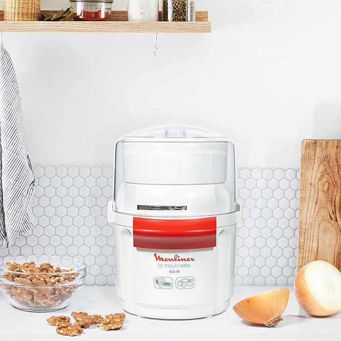 Opiniones Moulinex Picadora la Moulinette 800W - Pica carne, verduras, frutos secos, queso - Capacidad 200g
